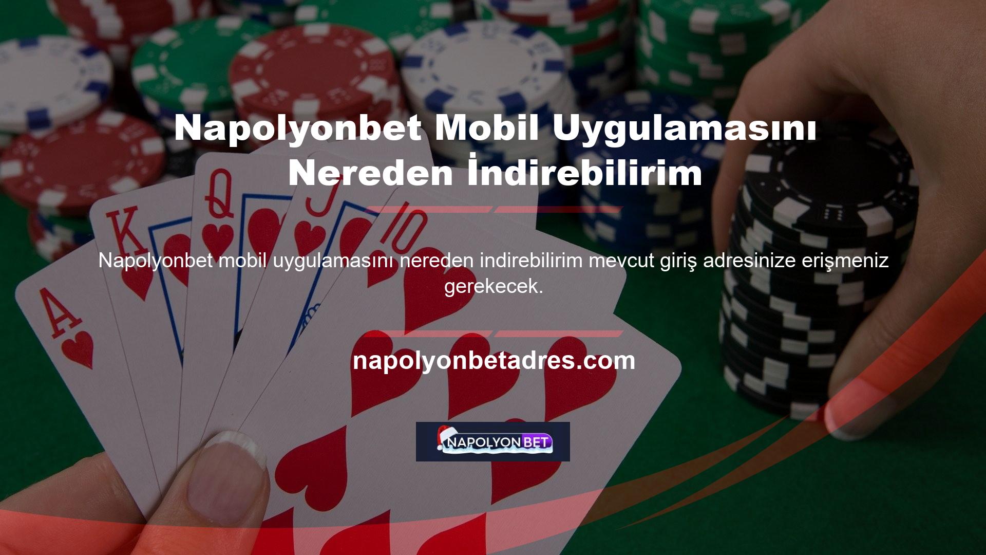 Bilindiği gibi Napolyonbet, Türkiye'de faaliyet gösteren yabancı casino sitelerinin kalıcı olarak yasaklanmaması için giriş adresini sık sık değiştirmekte, haksız casino oynamamak için bölgedeki üyelere anında bildirim göndererek olası muameleleri engellemektedir